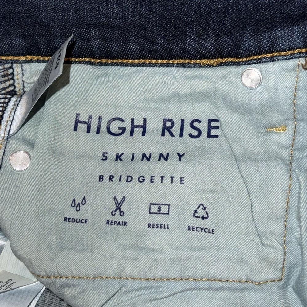 NWT $128 LUCKY BRAND WMN high rise skinny 6/28 Bridgette jeans pants - Picture 11 of 14